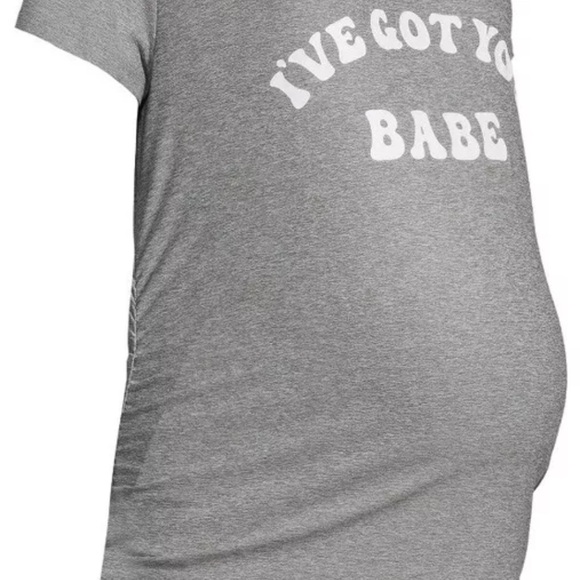 I Got You Babe Time and Tru Maternity T Shirt - Picture 4 of 6